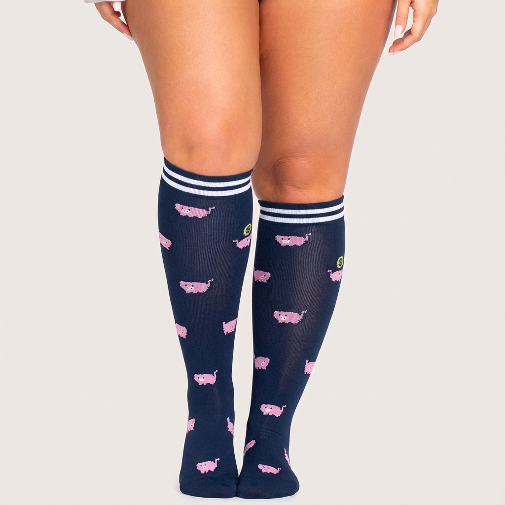 Calcetas Essenza de Compresión - Pijama Edition