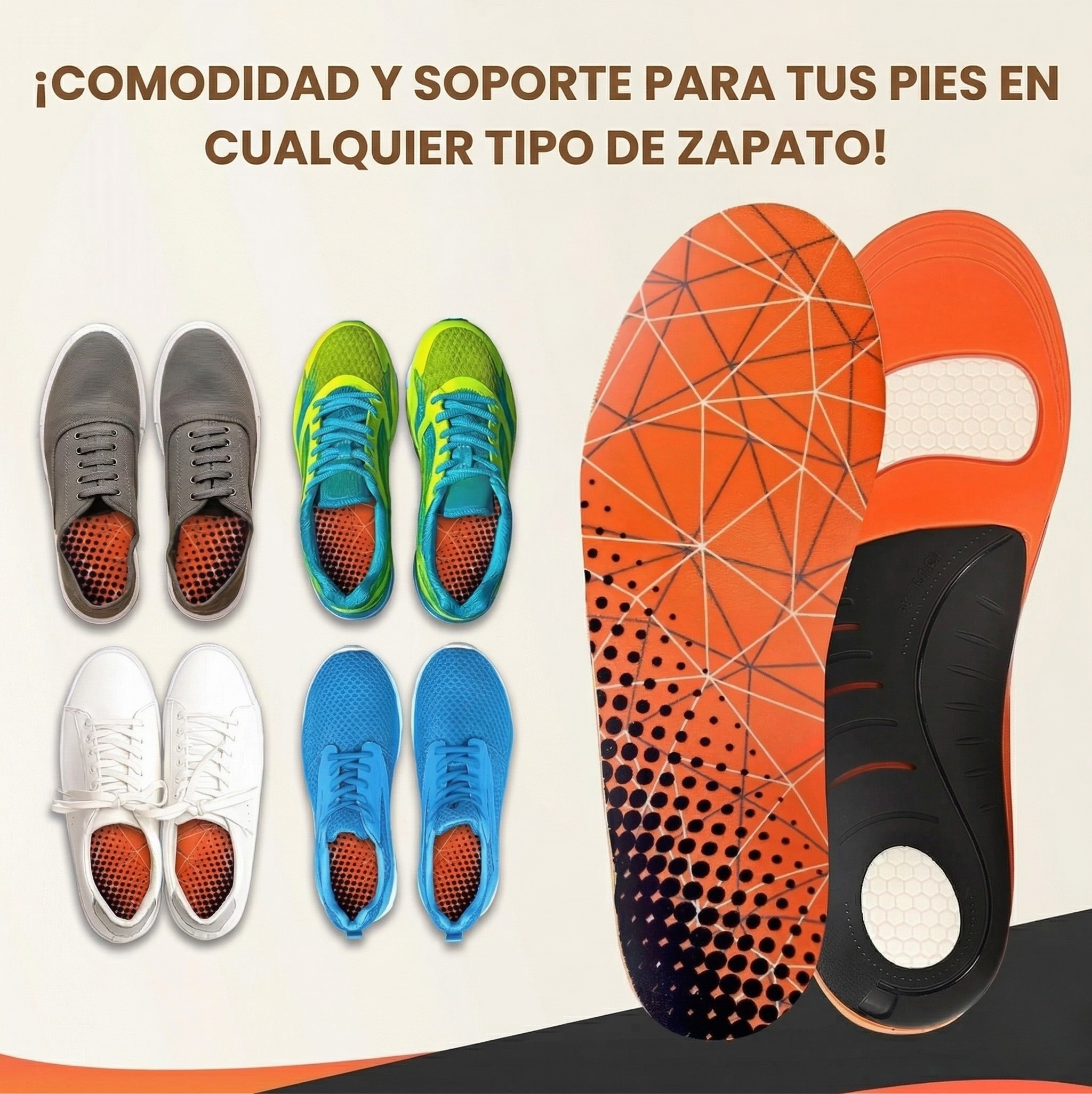 Adiós al pie plano y a la fascitis plantar: Essenza Soporte Avanzado