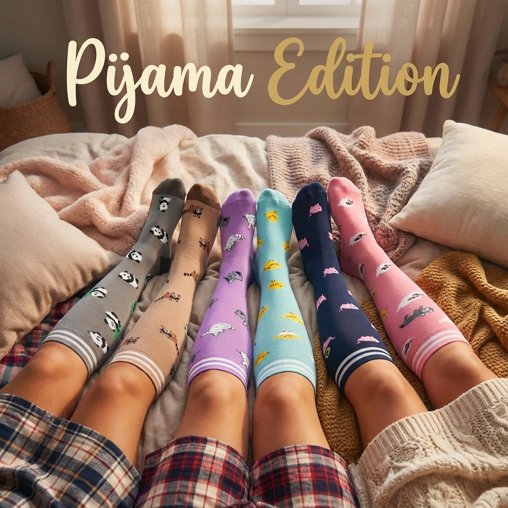 Calcetas Essenza de Compresión - Pijama Edition