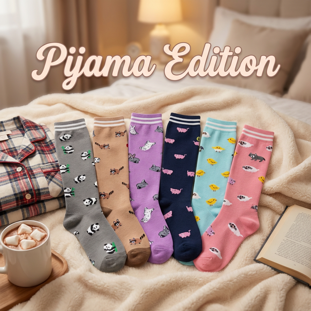 Calcetas Essenza de Compresión - Pijama Edition