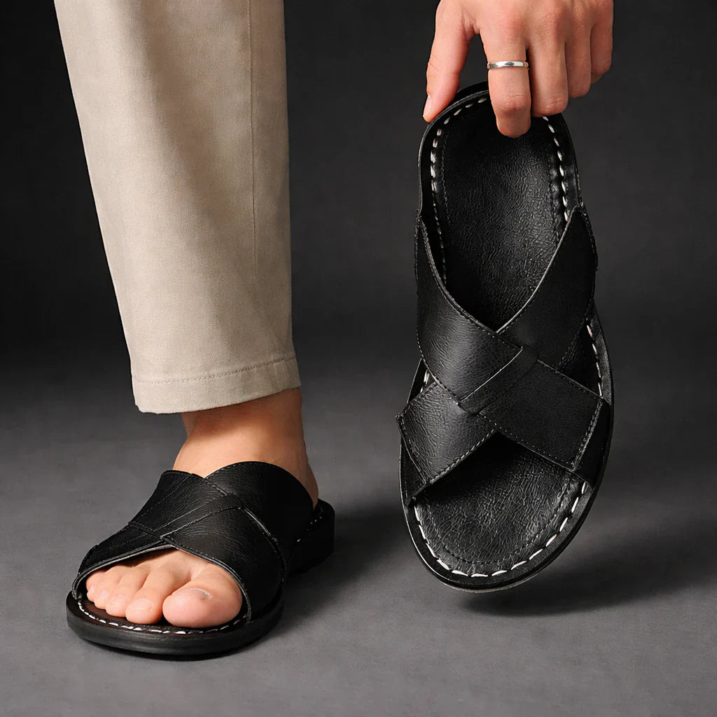 Salvatore - Sandalias Italianas de Piel