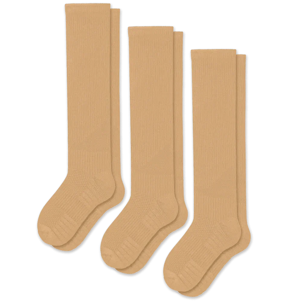 Essenza FlexRelief™ – Calcetas de Compresión (Sand Beige)