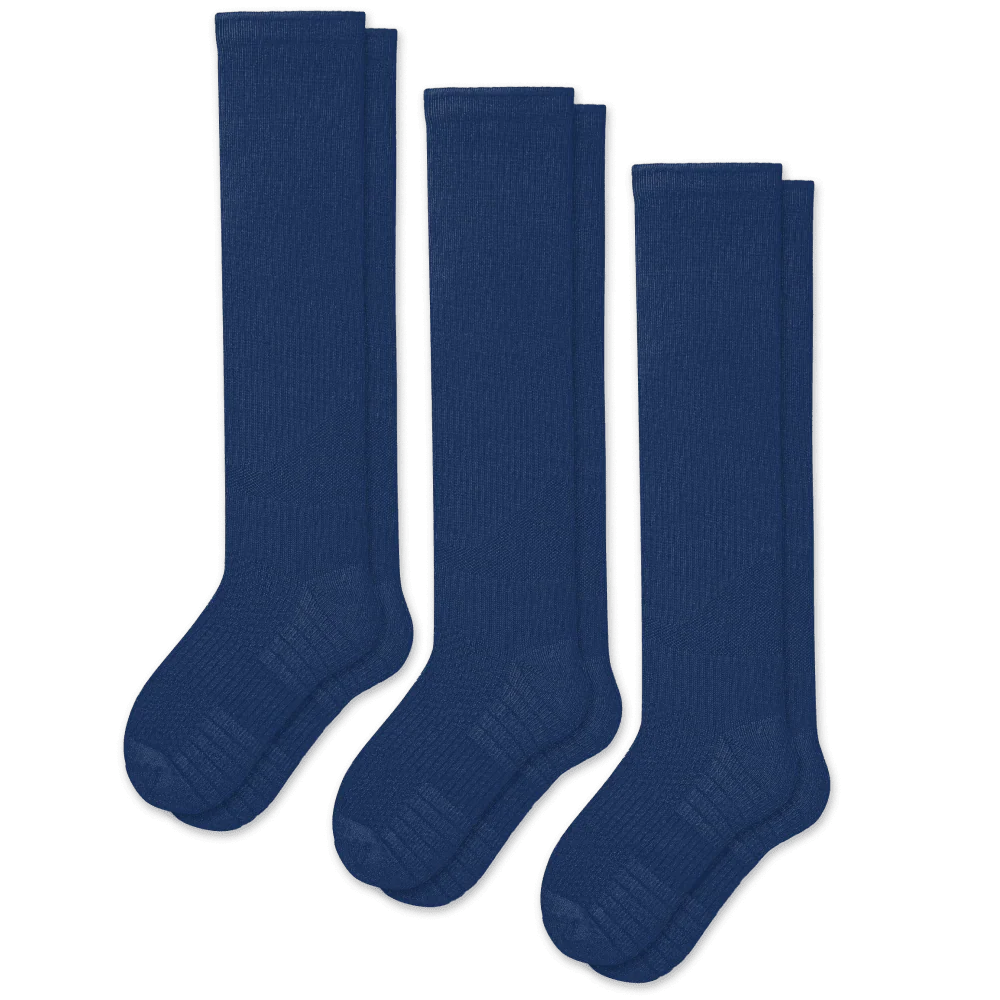Essenza FlexRelief™ – Calcetas de Compresión (Navy Blue)