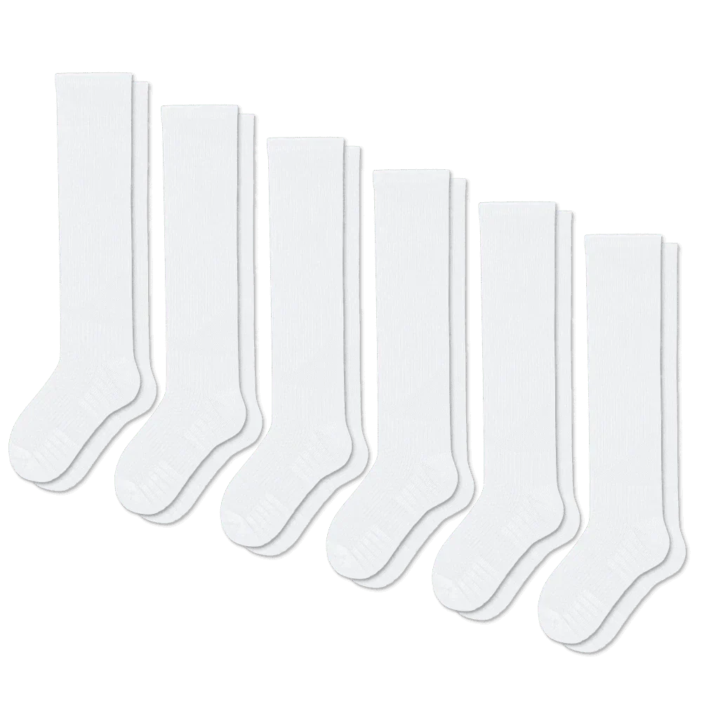 Essenza FlexRelief™ – Calcetas de Compresión (Pure White)