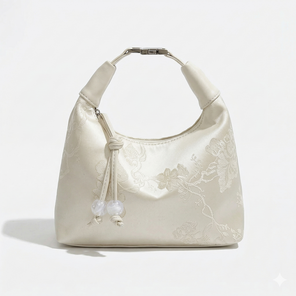 Bolso Canvas "Flora" – Bordado de Alta Densidad