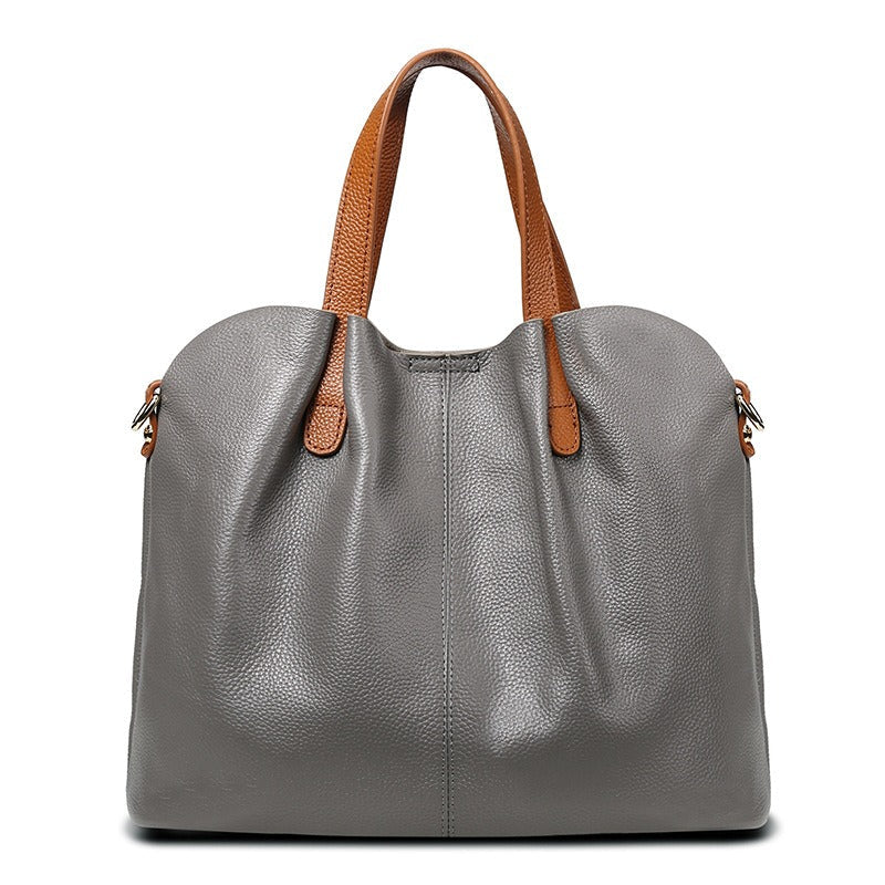 Elena™ | Classic Tote Bag – Bolso de Piel Auténtica