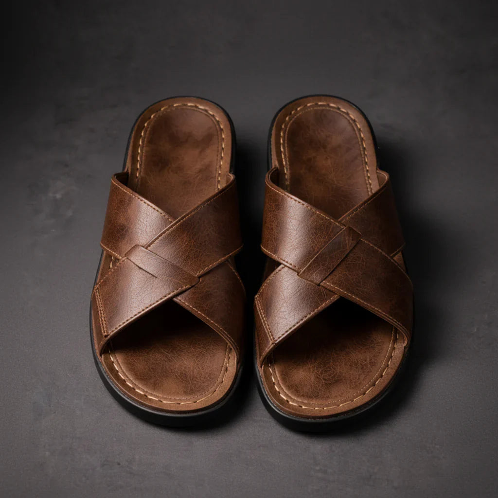 Salvatore - Sandalias Italianas de Piel