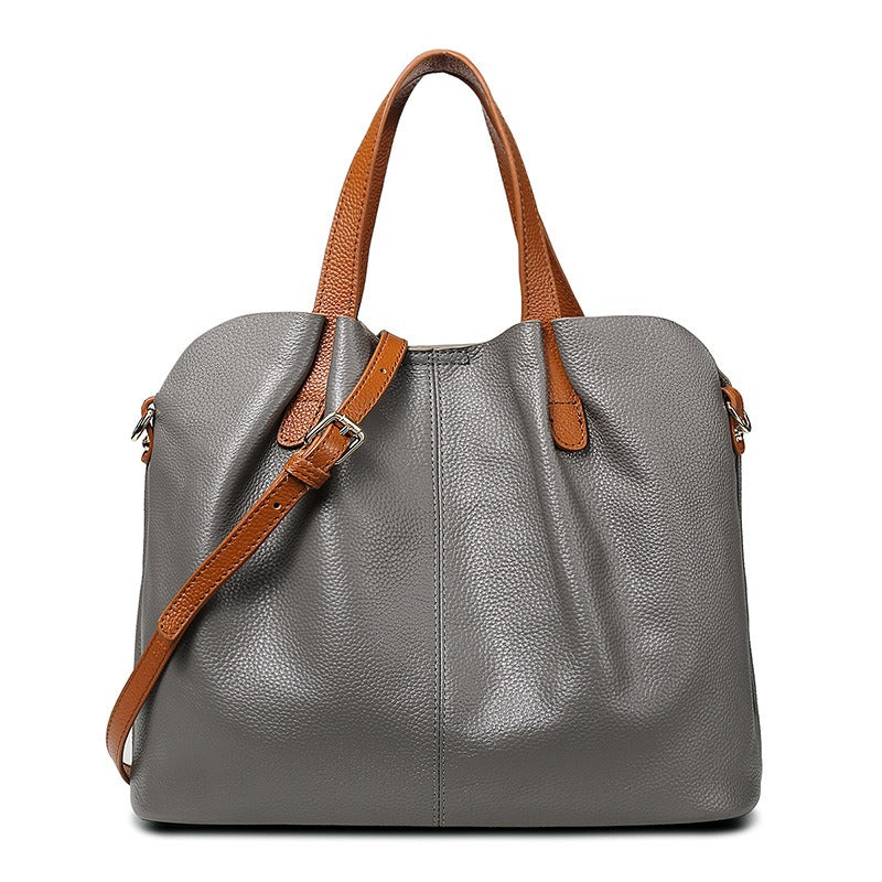 Elena™ | Classic Tote Bag – Bolso de Piel Auténtica