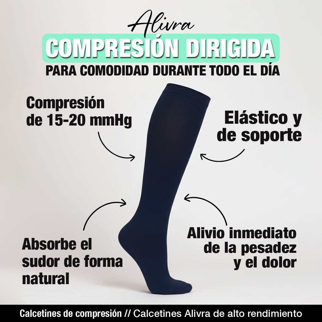 Calcetas Essenza de Compresión de 15-20mmHg