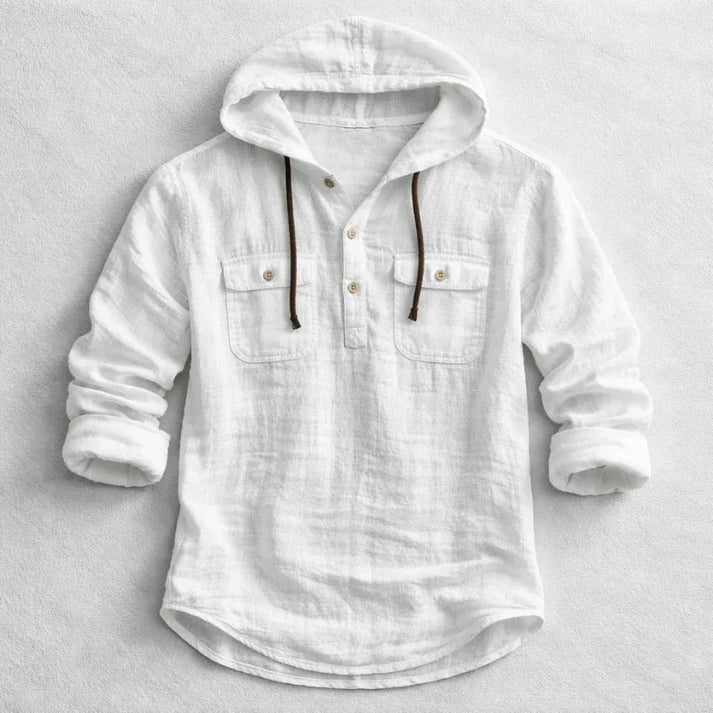 CAMISA CON CAPUCHA: Originalidad, Algodón y Lino