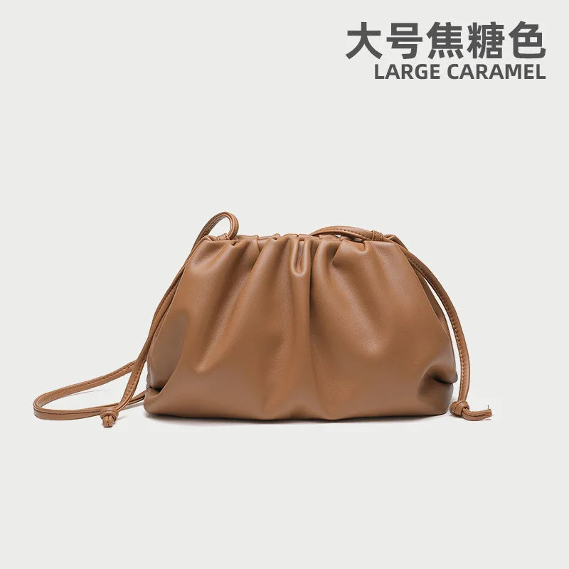 Bolso "Cloud Pouch" Premium – Bandolera Multifuncional con Diseño Plisado
