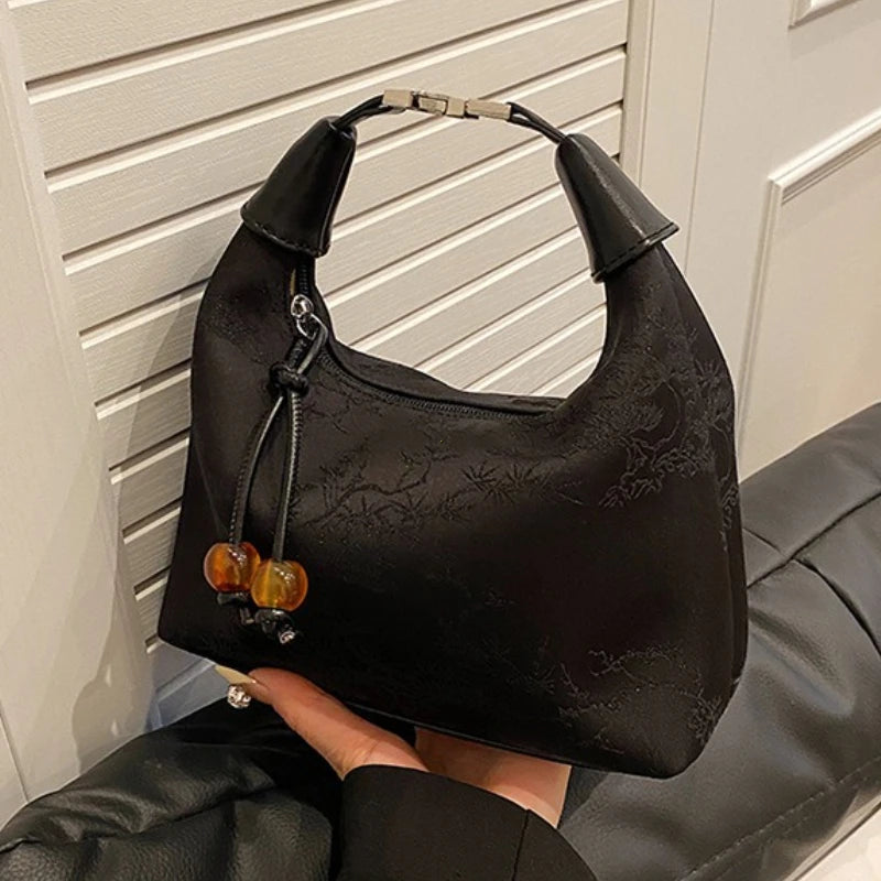 Bolso Canvas "Flora" – Bordado de Alta Densidad