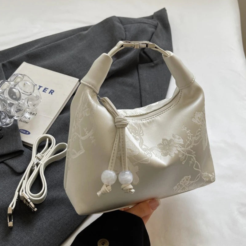 Bolso Canvas "Flora" – Bordado de Alta Densidad