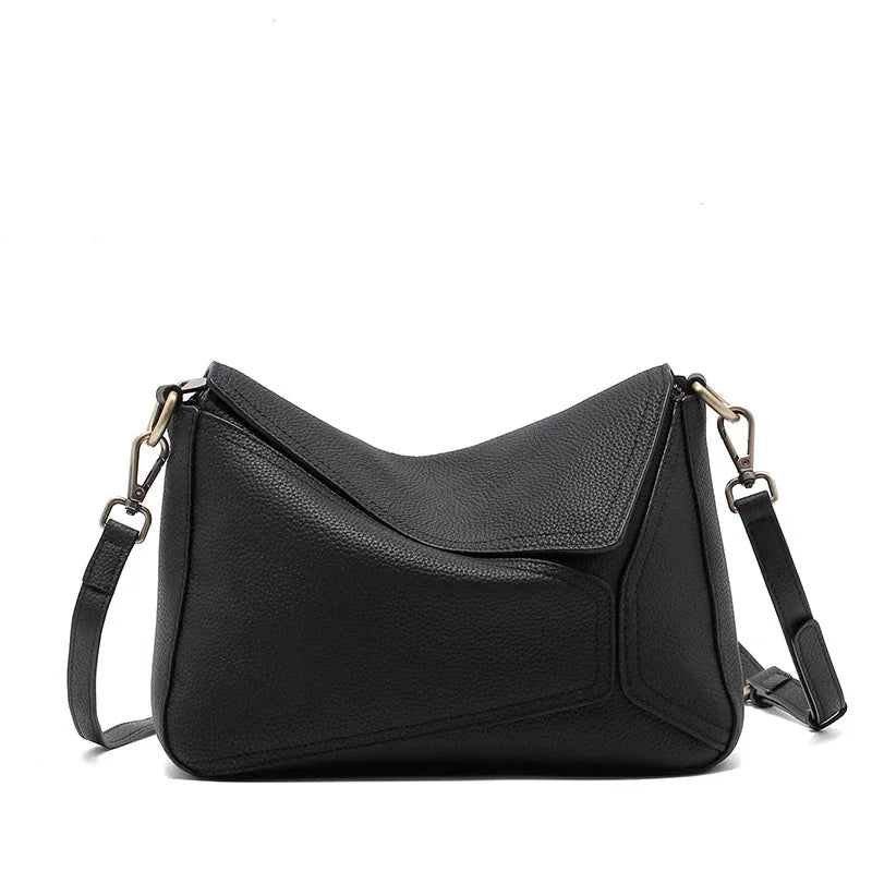 Bolso Alexandra: Piel Pura & Geometría