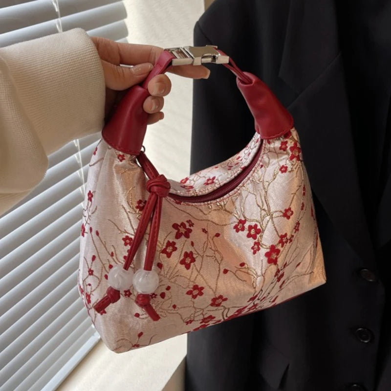 Bolso Canvas "Flora" – Bordado de Alta Densidad