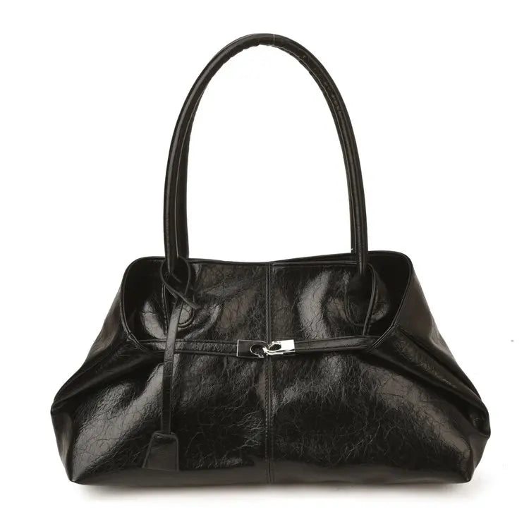 "Aura Retro" – Tote de Piel Vegana Texturizada