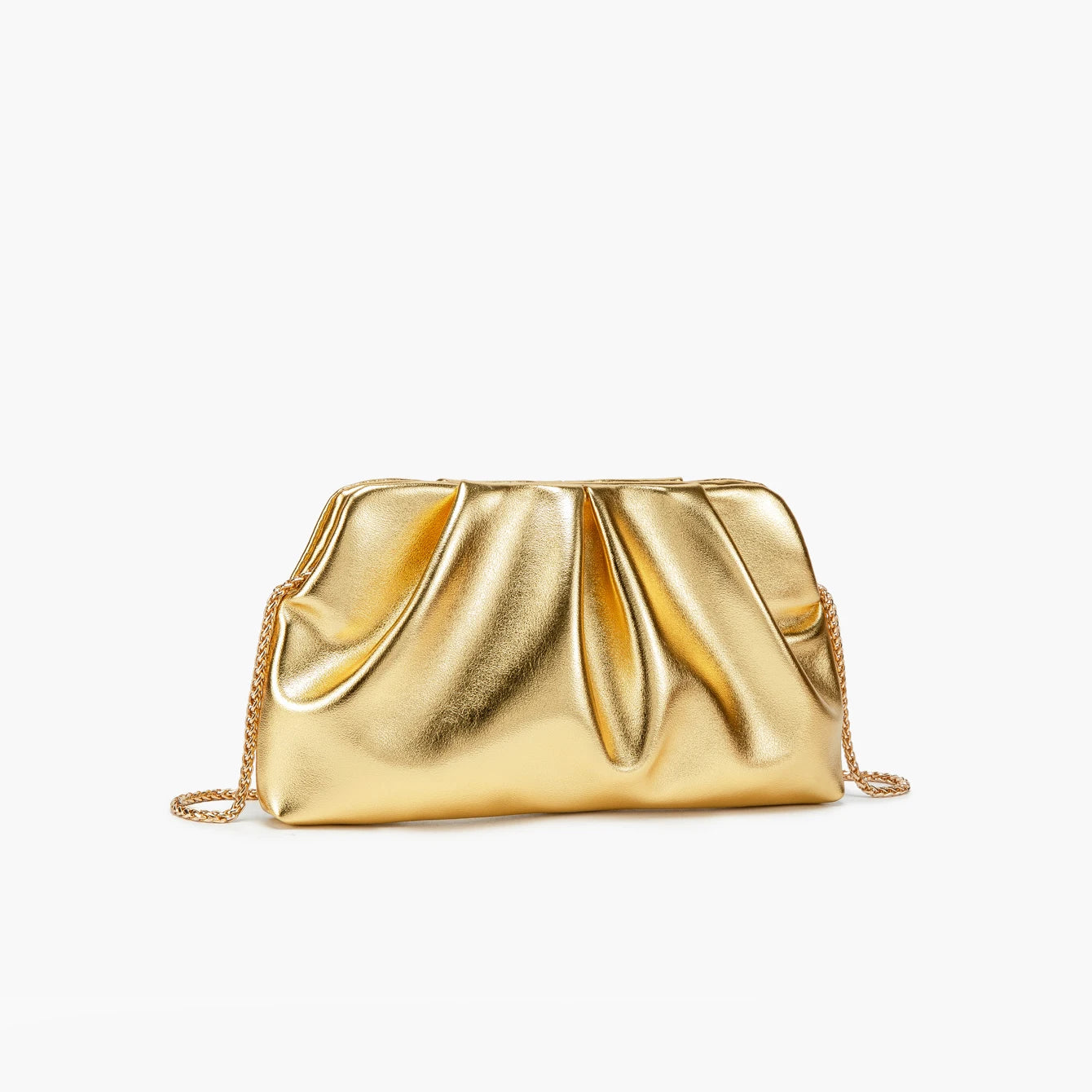 Gala Shine: Clutch Envolvente con Cadena