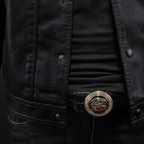 Chaqueta Essenza Cuero — Elegancia con actitud