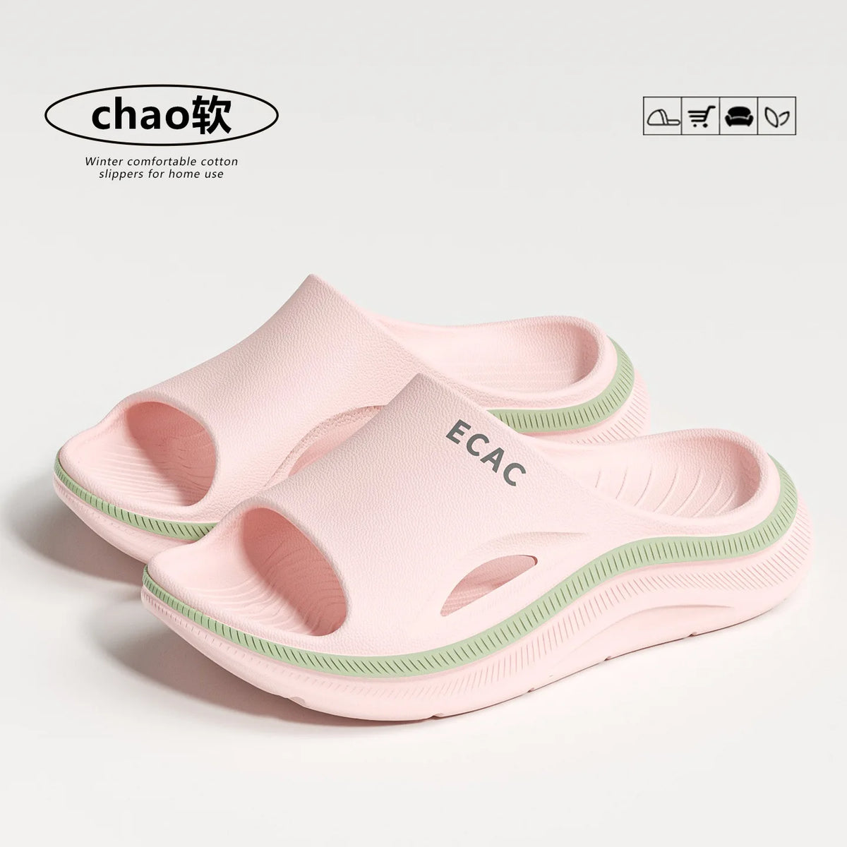 Sandalias Essenza Cloud Antideslizantes, Pantuflas de Plataforma de Verano Unisex, para Playa y Casa