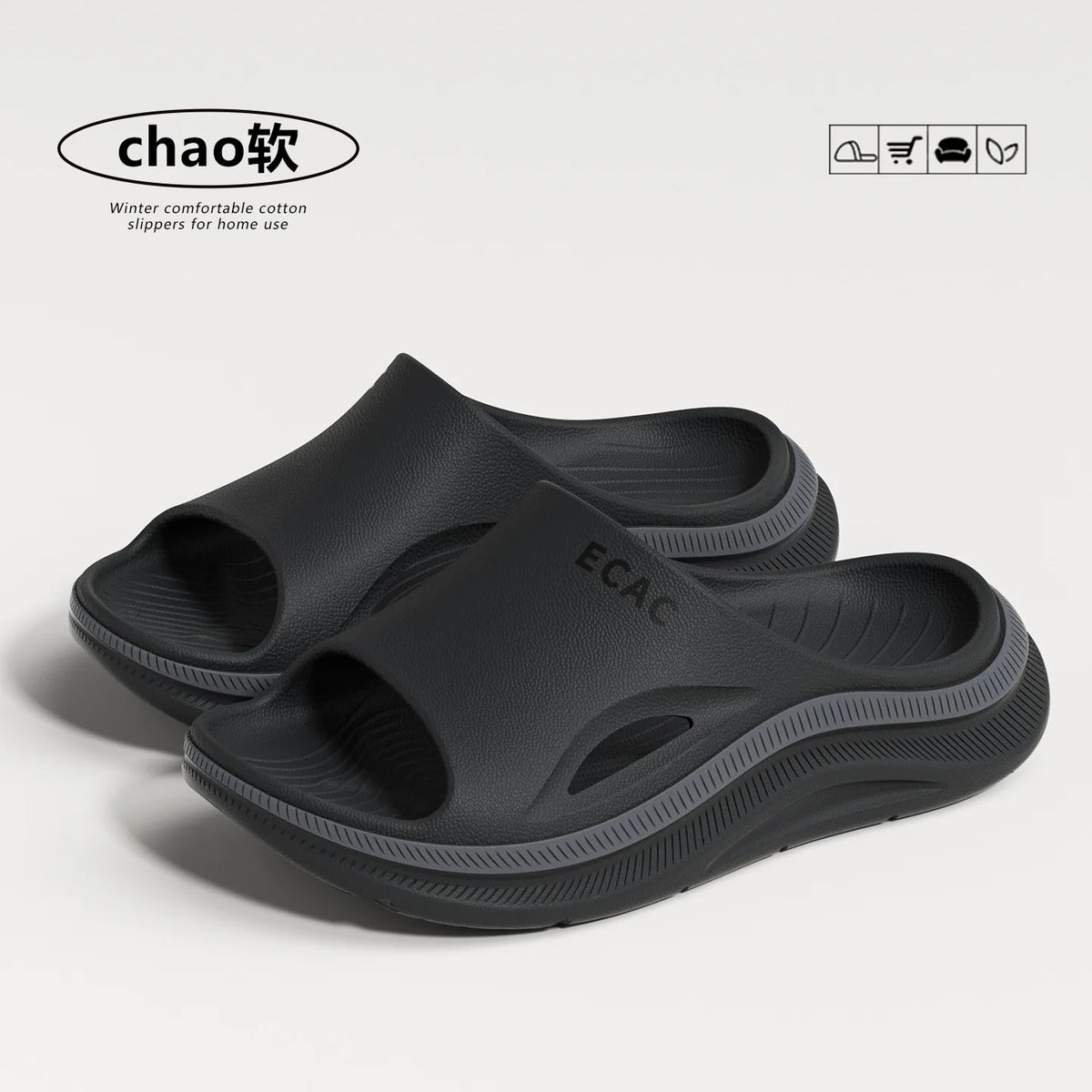 Sandalias Essenza Cloud Antideslizantes, Pantuflas de Plataforma de Verano Unisex, para Playa y Casa