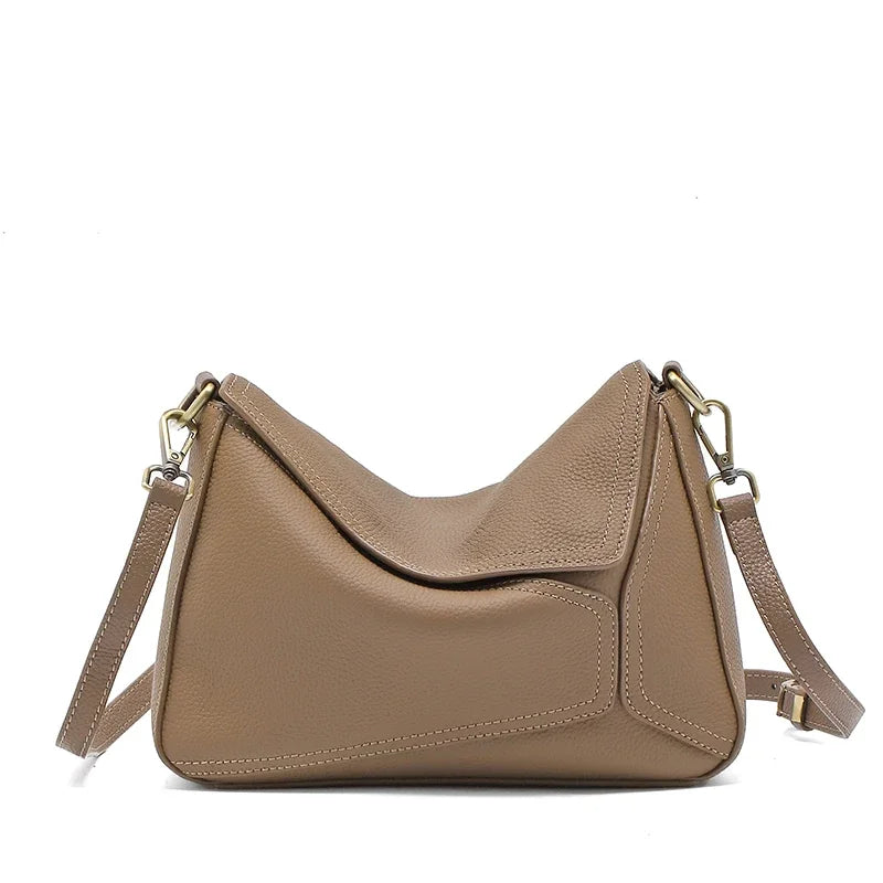 Bolso Alexandra: Piel Pura & Geometría