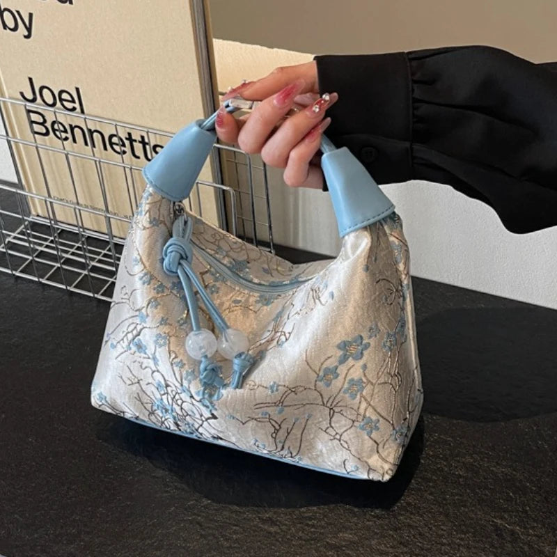 Bolso Canvas "Flora" – Bordado de Alta Densidad