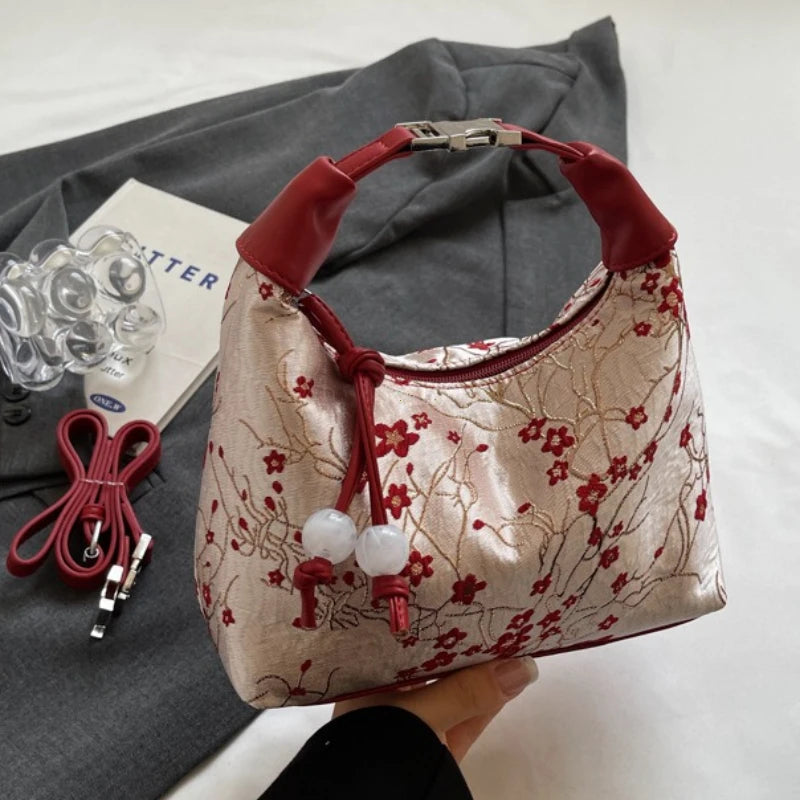 Bolso Canvas "Flora" – Bordado de Alta Densidad