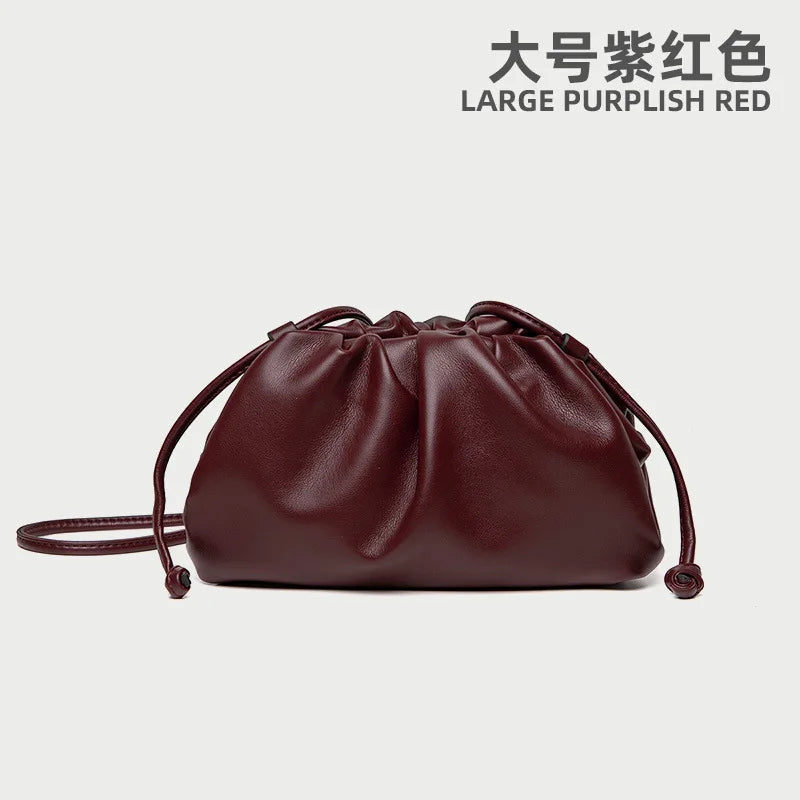 Bolso "Cloud Pouch" Premium – Bandolera Multifuncional con Diseño Plisado
