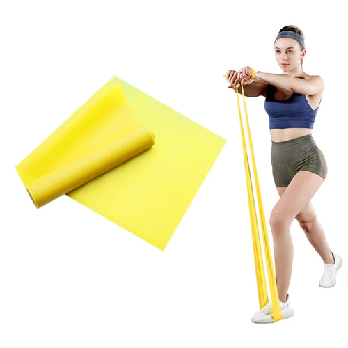 Banda Elástica de Resistencia para Yoga y Pilates, Látex, para Entrenar en Casa, Estiramientos y Fitness, Antideslizante — Essenza
