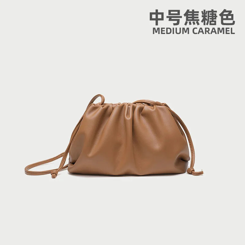Bolso "Cloud Pouch" Premium – Bandolera Multifuncional con Diseño Plisado