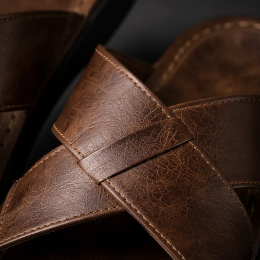 Salvatore - Sandalias Italianas de Piel