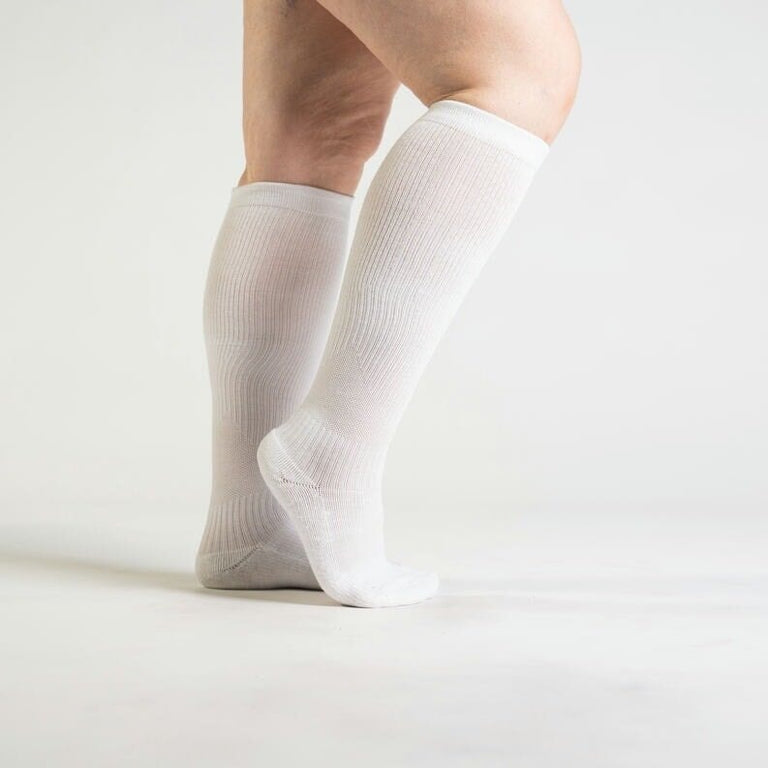 Essenza FlexRelief – Calcetas de Compresión (Pure White)