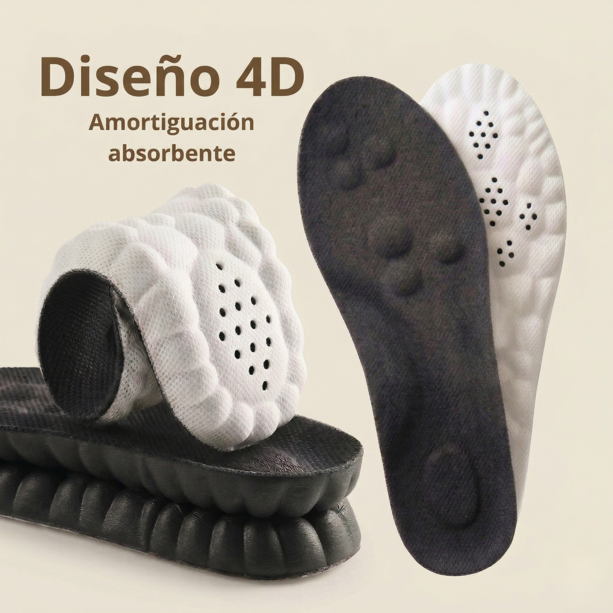 Plantilla Adiós Dolor Acolchado 4D