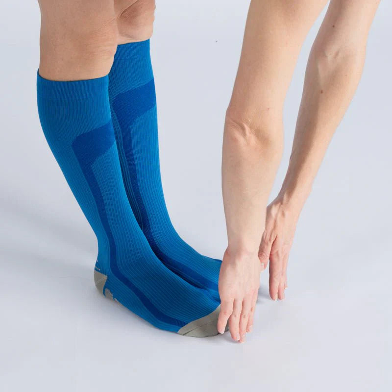 Essenza FlexRelief – Calcetas de Compresión (Blue Gray)