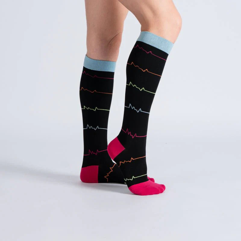 Essenza FlexRelief™ – Calcetas de Compresión (Midnight Pink Pulse)