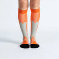 Essenza FlexRelief™ – Calcetas de Compresión (Midnight Orange Pulse)