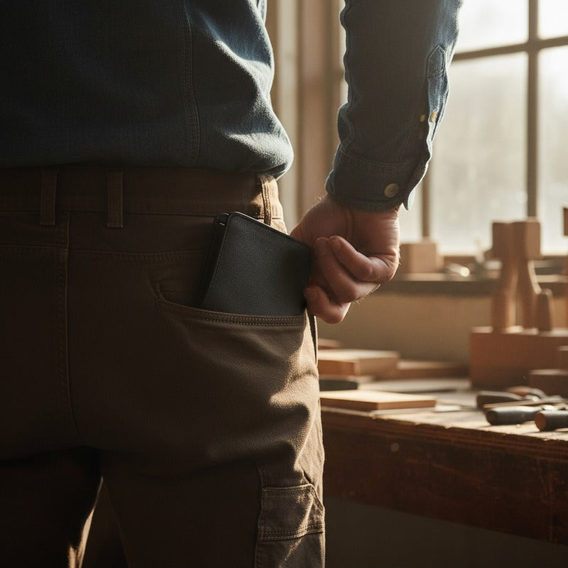 Cartera de Piel Minimalista