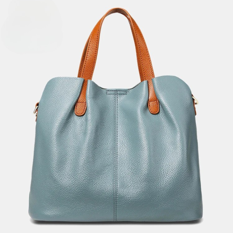 Elena™ | Classic Tote Bag – Bolso de Piel Auténtica
