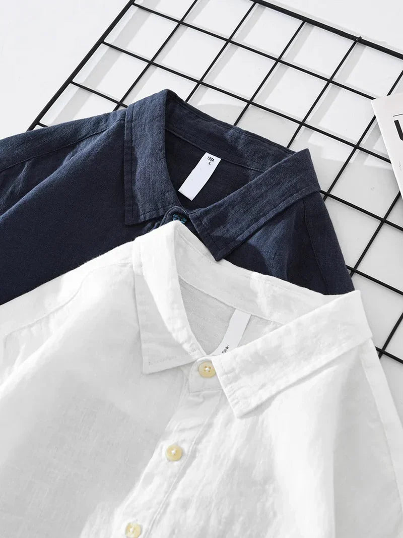 CAMISA DE MEDIA BOTONADURA: Elegancia Fluida y Sobria