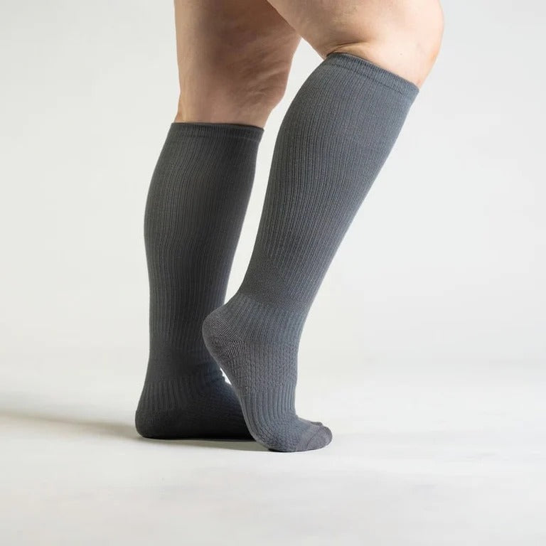 Essenza FlexRelief™ – Calcetas de Compresión (Gris Melange)