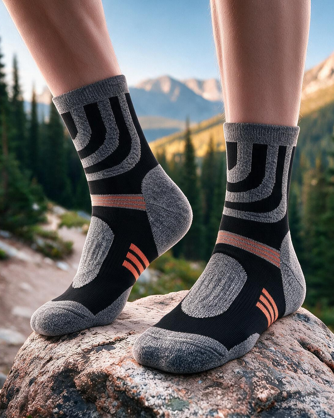 Calcetines Anti-Ampollas Acolchados para Running y Senderismo