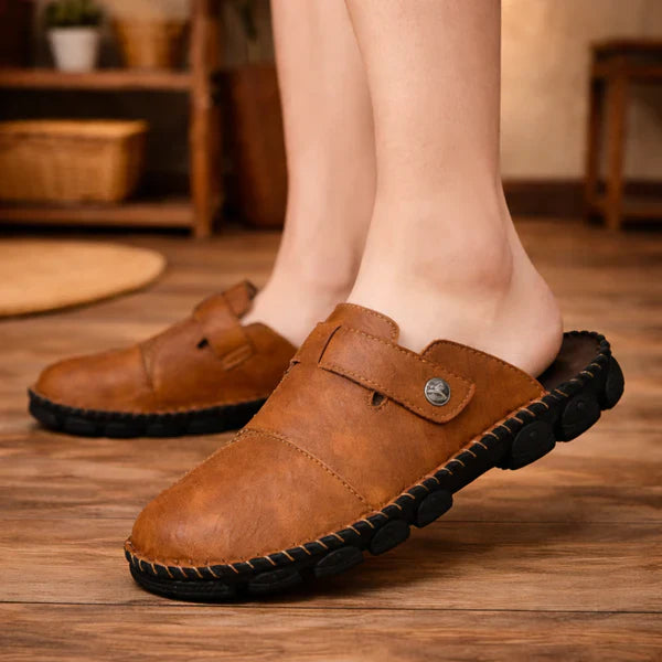 Sandalias Cómodas de Piel Essenza