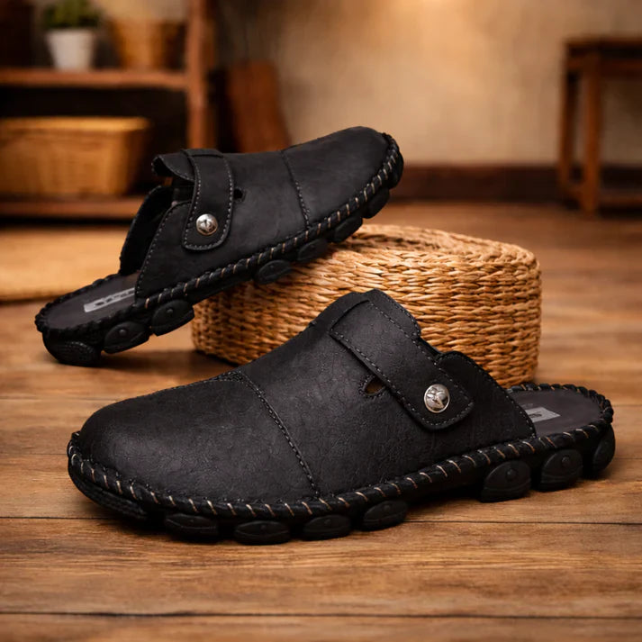 Sandalias Cómodas de Piel Essenza
