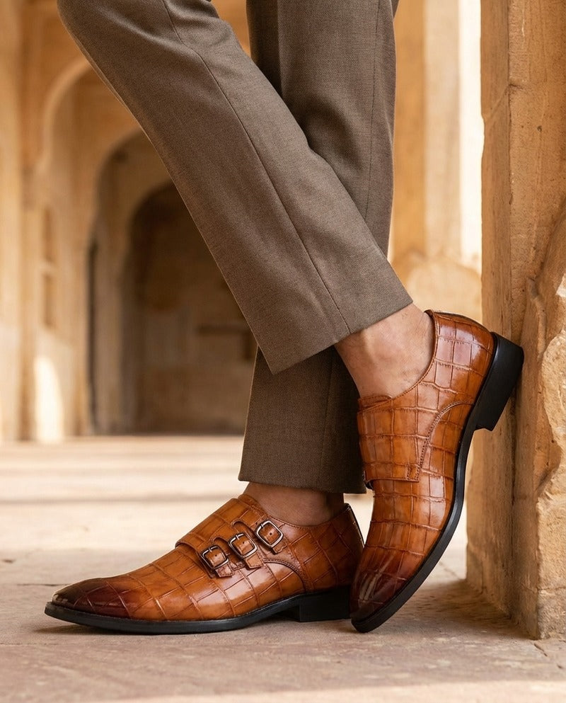 Mocasines de Piel de Flor Entera
