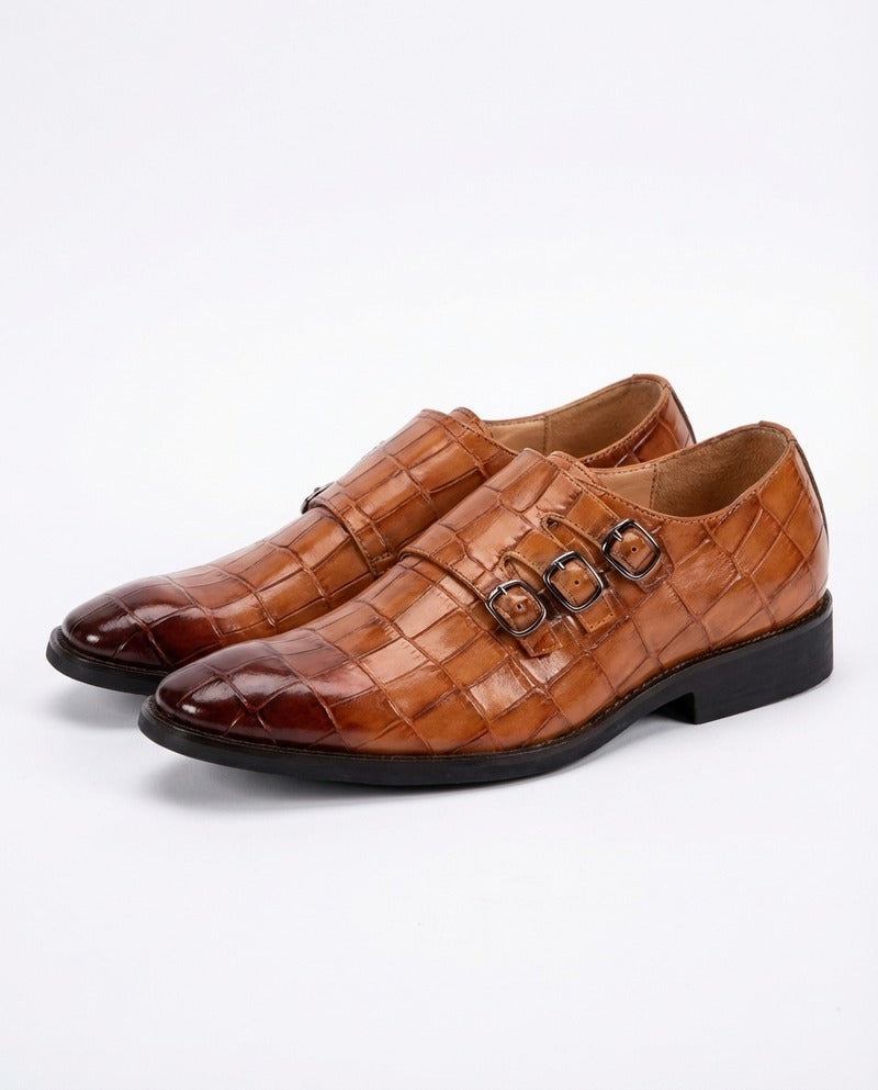 Mocasines de Piel de Flor Entera